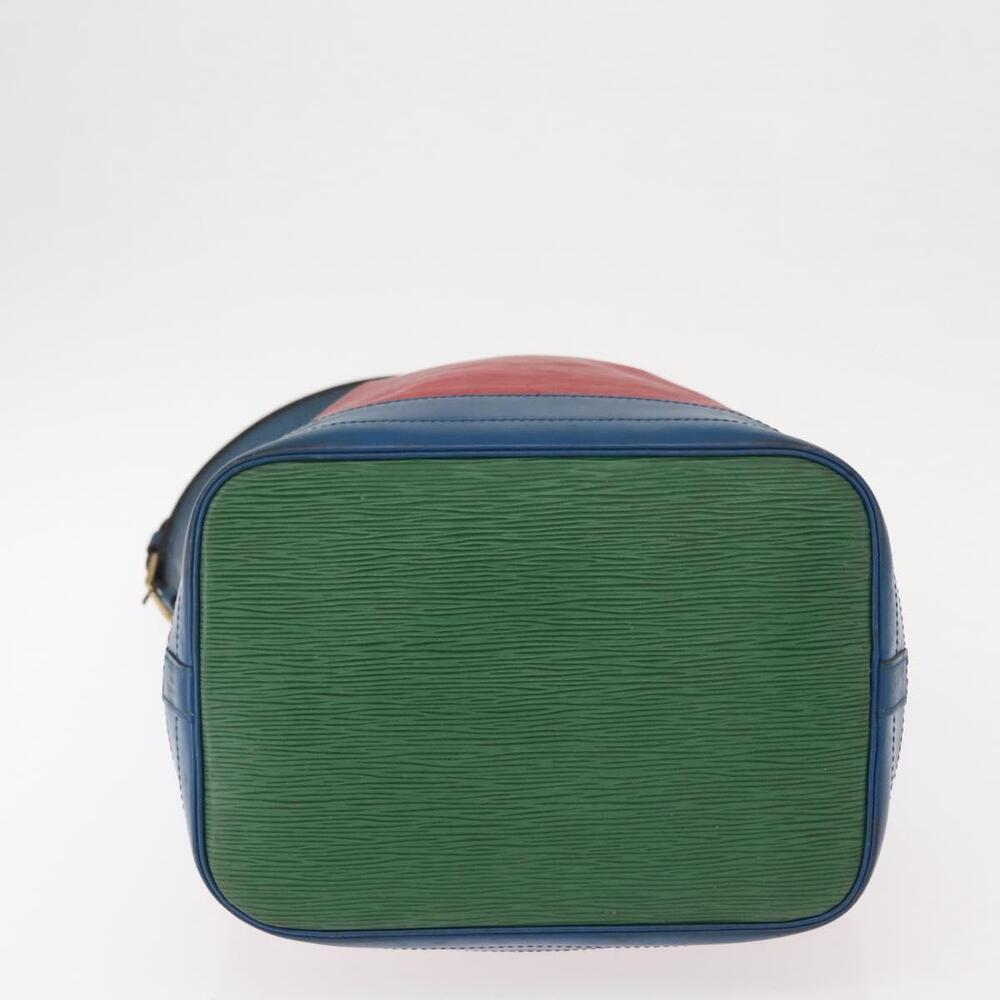 LOUIS VUITTON Epi Tricolor Noe Shoulder Bag Blue Red Green M44082 LV Auth 152652 - Picture 5 of 16